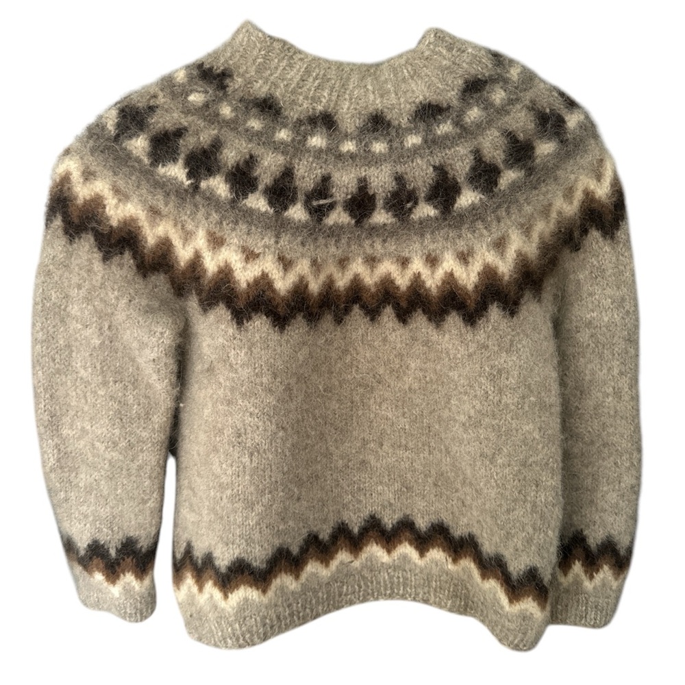 Iceland wool sweater. Size Large for